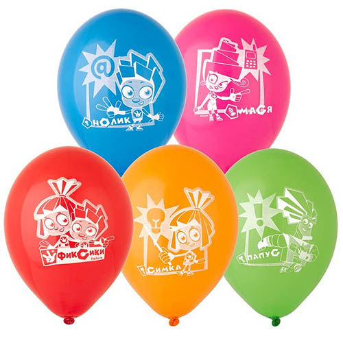 Воздушные шары для детей "Фиксики"