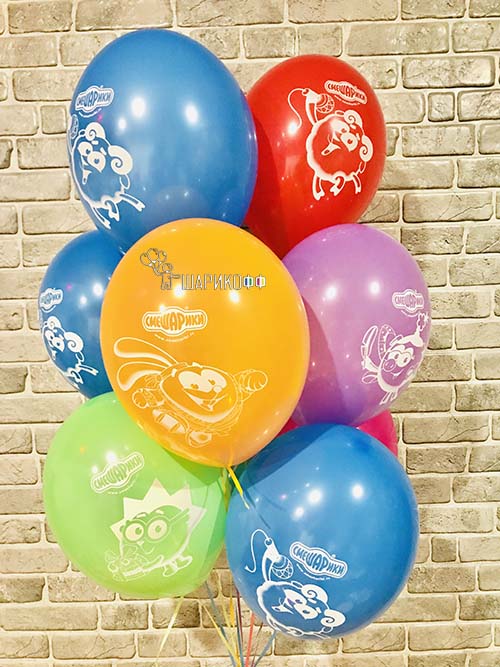 Воздушные шары для детей "Смешарики"