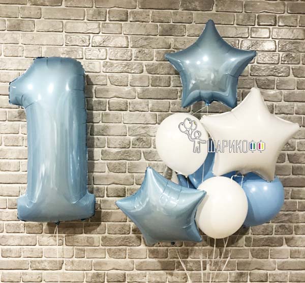 Воздушные шары с гелием на День Рождения "Сет №6"