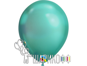 Воздушные шары с гелием "Хром" Зеленый (Green)