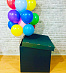 Коробка сюрприз с воздушными шарами № 35 Черная