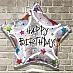 Фольгированные шары с надписью "Happy Birthday" №1