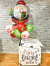 Коробка сюрприз с воздушными шарами на Новый Год №1