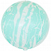 Воздушные шары с гелием "Шар 3D сфера" бирюзовый агат