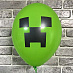 Воздушные шары на потолок Майнкрафт "Крипер" (Minecraft)