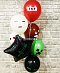 Воздушные шары с гелием "Майнкрафт" Букет №1 (Minecraft)