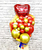Крафтовый букет из воздушных шаров №4