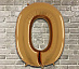 Фольгированные шары буквы английский алфавит "Буква O"