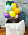Коробка сюрприз с воздушными шарами №5