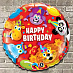 Фольгированные шары с днем рождения "Вечеринка зверей"