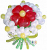 Воздушные шары цветы "Красивый букет"