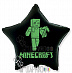 Фольгированные шары с рисунком "Майнкрафт" №2 (Minecraft)