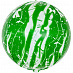 Воздушные шары с гелием "Шар 3D сфера" зеленый агат