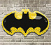 Фольгированный шар фигура "Бэтмен Летучая мышь"