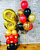 Композиция из шаров на День Рождения "Сет №21" Красный