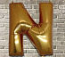 Фольгированные шары буквы английский алфавит "Буква N"