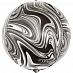 Воздушные шары с гелием "Шар 3D сфера" черный агат