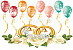 Оформление свадьбы воздушными шарами "Совет да Любовь"