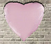 Фольгированные шары сердце малое "Розовое" (PINK)