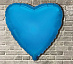 Фольгированные шары сердце малое "Синее" (BLUE)