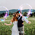 Светящиеся шары на свадьбу с гелием на led ленте