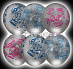 Светящиеся надувные шары с гелием "С днем рождения" №2