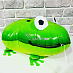 Ходячий воздушный шар Лягушка" Зеленая