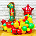 Воздушные шары на 1 сентября "Композиция №5"