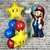 Композиция из шаров на День Рождения "Супер Марио"