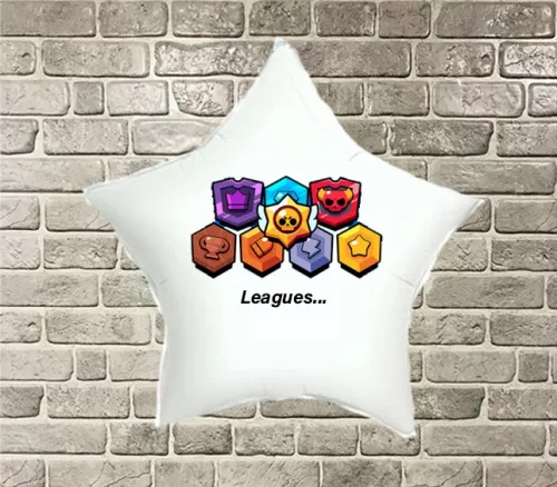 Фольгированные шары с рисунком "Brawl Stars" (Бравл Старс)" Leagues