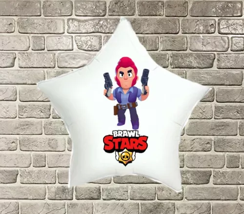 Фольгированные шары с рисунком "Brawl Stars" (Бравл Старс)" Кольт