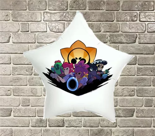 Фольгированные шары с рисунком "Brawl Stars" (Бравл Старс)" №1