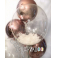 Гелиевые шары на день рождения "Прозрачный шар bubble с белыми перьями (45см)"