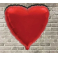 Фольгированные шары сердце большое "Красное" (RED)