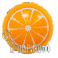 Фольгированные шары с рисунком "Апельсин"