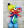 Фигура из воздушных шаров "Смайл с цветами" №2