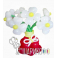 Воздушные шары цветы "Ромашки на подставке"