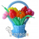 Воздушные шары цветы "Корзинка №3"
